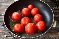 Жареные помидоры с чесноком на зиму