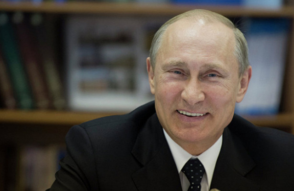 <br />
Путин пошутил в ответ на фразу о его «большом доме»<br />
